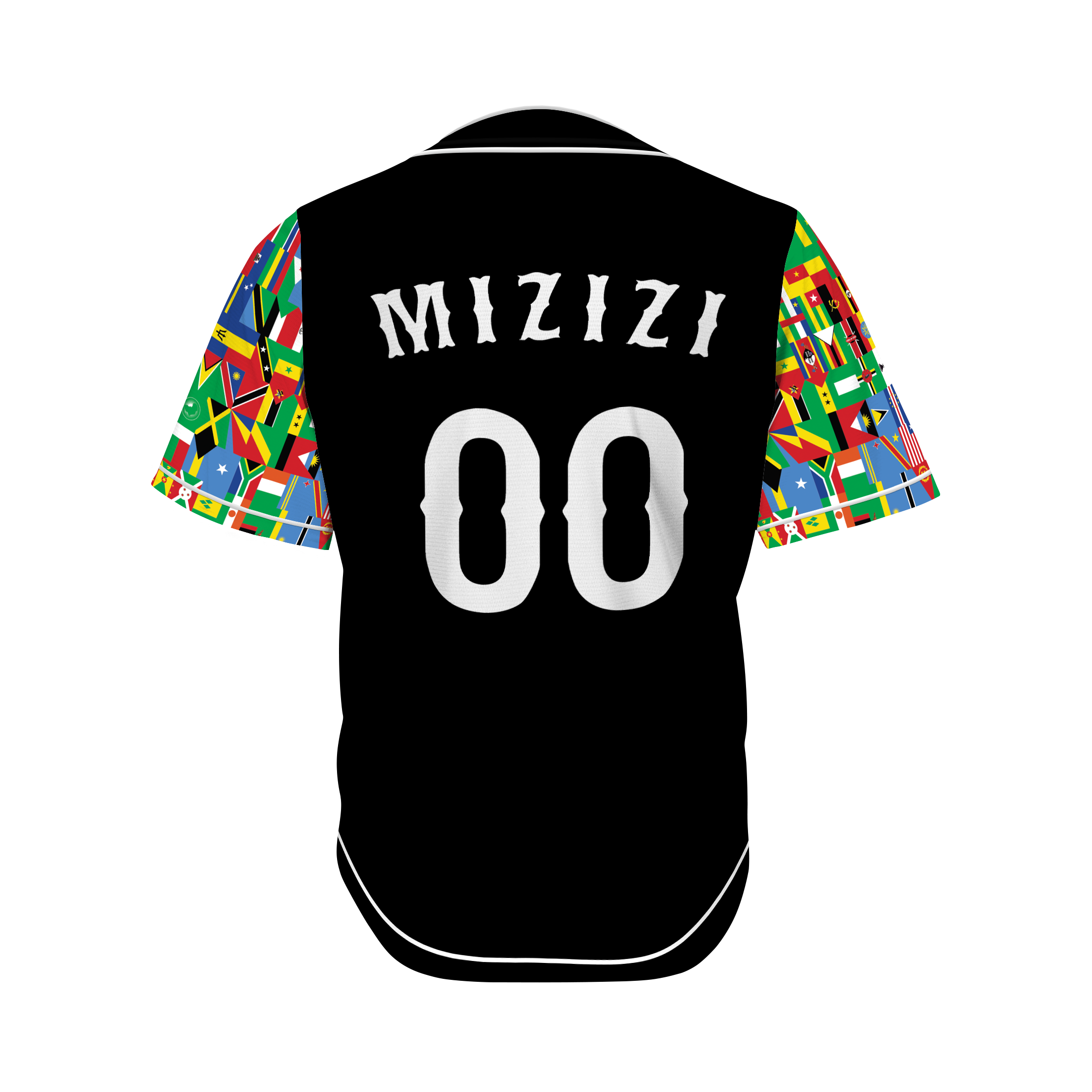 MIZIZ  Africa Baseball Jersey [Black] – MIZIZI