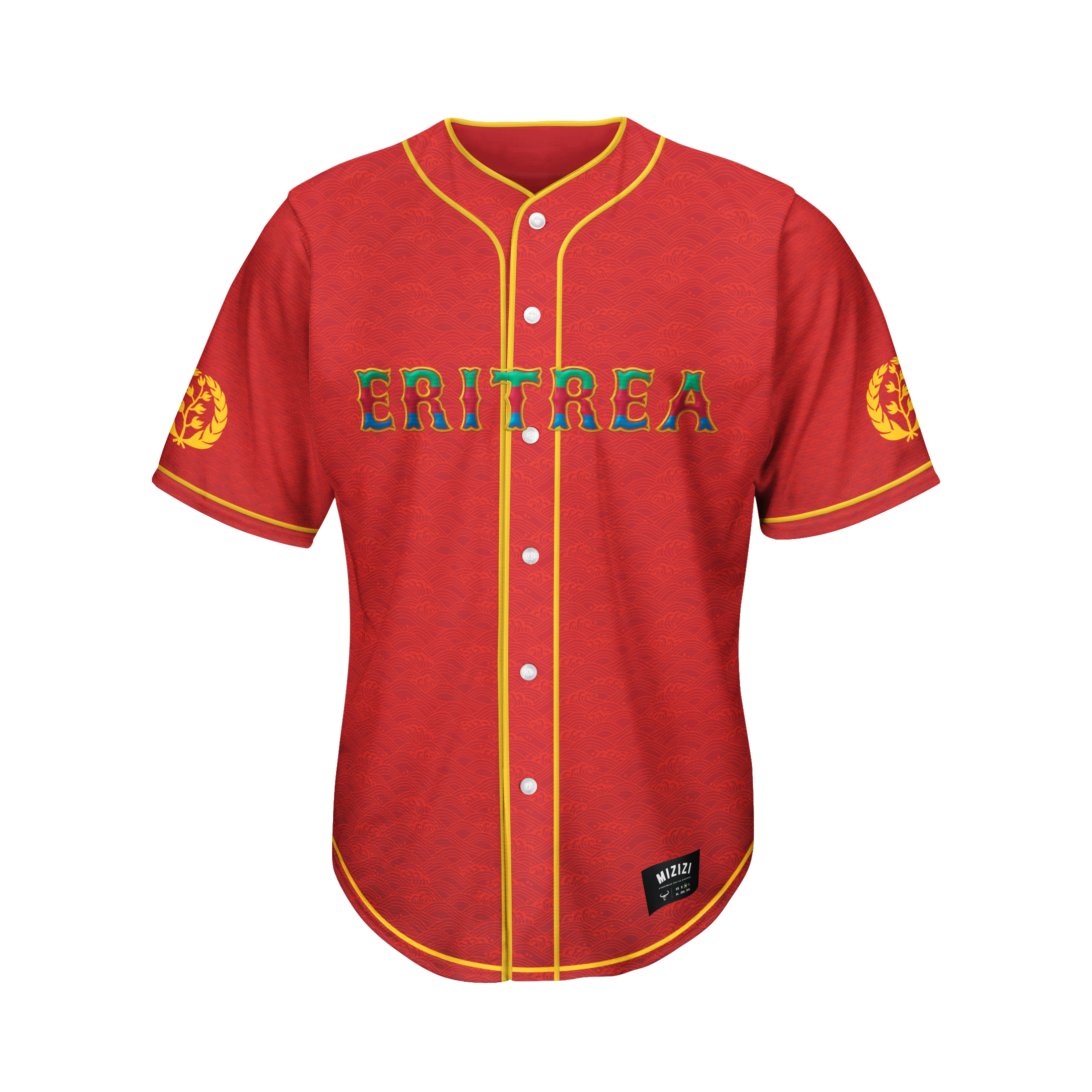 MIZIZI  Eritrea Baseball Jersey