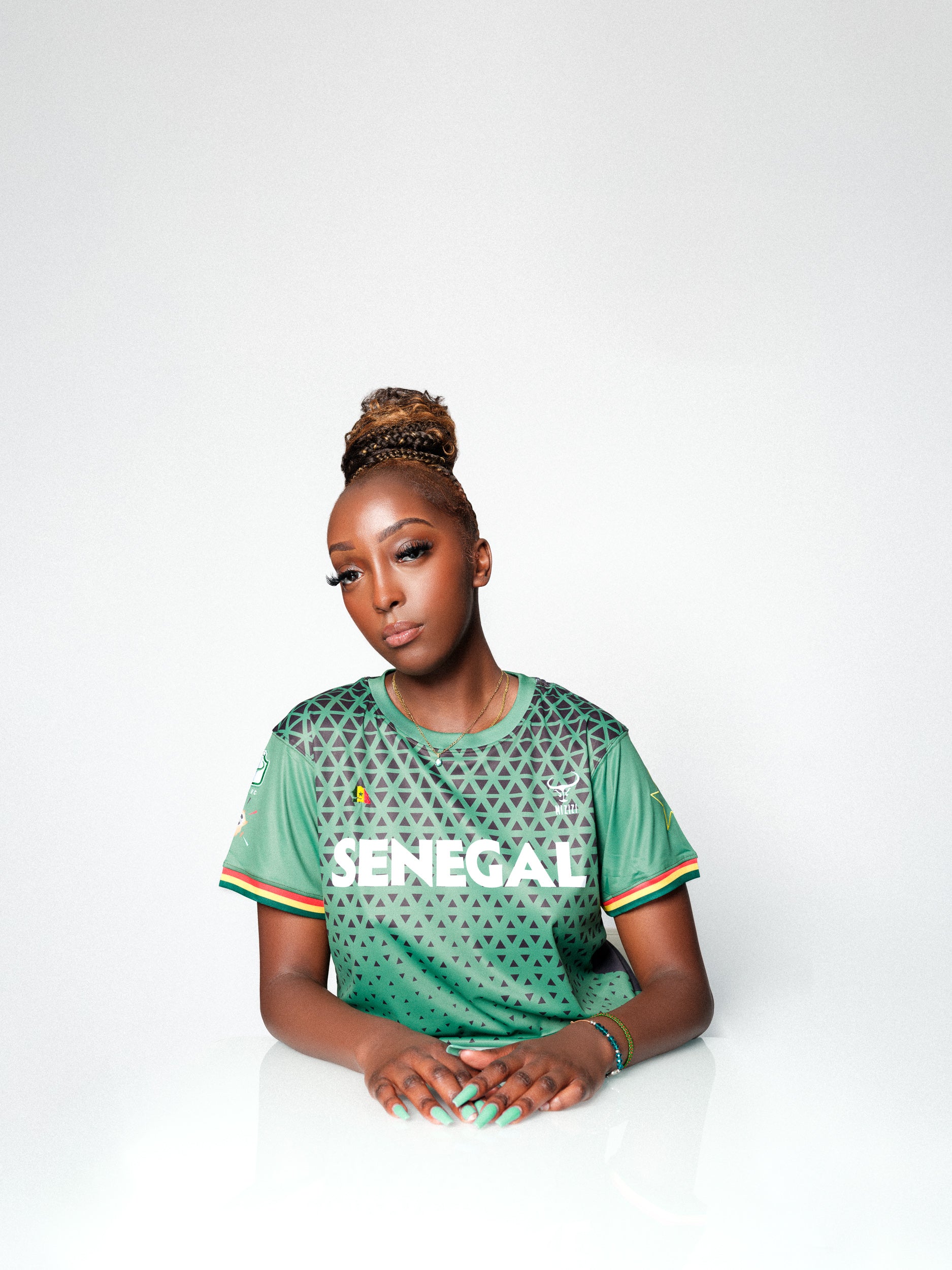 Senegal's soccer stars' jerseys